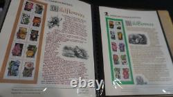Collection américaine de timbres MNH Panneaux commémoratifs dans deux albums