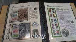 Collection américaine de timbres MNH Panneaux commémoratifs dans deux albums