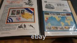Collection américaine de timbres MNH Panneaux commémoratifs dans deux albums