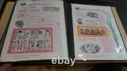 Collection américaine de timbres MNH Panneaux commémoratifs dans deux albums