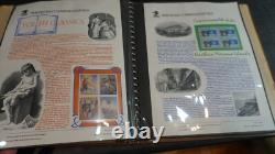 Collection américaine de timbres MNH Panneaux commémoratifs dans deux albums
