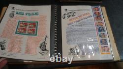 Collection américaine de timbres MNH Panneaux commémoratifs dans deux albums