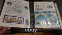 Collection américaine de timbres MNH Panneaux commémoratifs dans deux albums