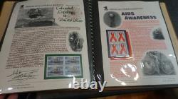 Collection américaine de timbres MNH Panneaux commémoratifs dans deux albums
