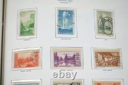 Collection américaine des années 1890-1970 de plus de 700 timbres neufs et oblitérés, conservés dans un album Harris