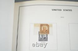 Collection américaine des années 1920-1960 de plus de 425 blocs et timbres isolés, principalement neufs, dans un album Harris