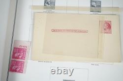 Collection américaine des années 1920-1960 de plus de 425 blocs et timbres isolés, principalement neufs, dans un album Harris