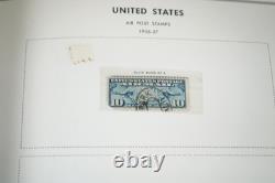 Collection américaine des années 1920-1960 de plus de 425 blocs et timbres isolés, principalement neufs, dans un album Harris