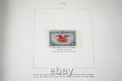 Collection américaine des années 1920-1960 de plus de 425 blocs et timbres isolés, principalement neufs, dans un album Harris