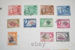 Collection britannique d'Afrique de plus de 1 900 timbres neufs et usagés stockés dans un album