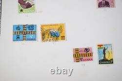 Collection britannique d'Afrique de plus de 1 900 timbres neufs et usagés stockés dans un album