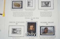 Collection commémorative américaine 2009 de 85 timbres et 25 feuillets dans un album White Ace