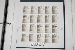 Collection commémorative américaine 2009 de 85 timbres et 25 feuillets dans un album White Ace