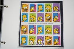Collection commémorative américaine 2009 de 85 timbres et 25 feuillets dans un album White Ace