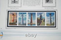 Collection commémorative américaine 2009 de 85 timbres et 25 feuillets dans un album White Ace