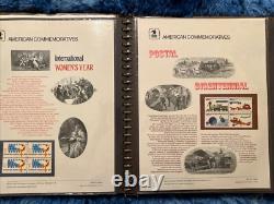 Collection commémorative américaine, classeur, 42 panneaux, 1975-1978