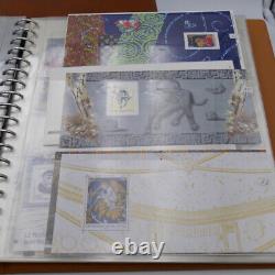 Collection complète de blocs souvenirs France 2006-2010 sur album.