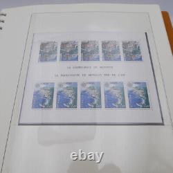 Collection complète de timbres Europa dans l'album Lindner de 1978 à 1985