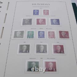 Collection complète de timbres allemands de la RDA 1949-1990 en 4 albums Leuchtturm