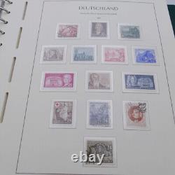 Collection complète de timbres allemands de la RDA 1949-1990 en 4 albums Leuchtturm