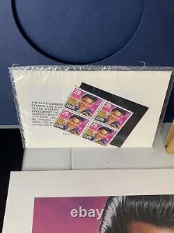 Collection complète de timbres commémoratifs USPS 1993 Elvis Presley + extras