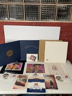 Collection complète de timbres commémoratifs de l'édition spéciale Elvis Presley de l'USPS 1993 + extras