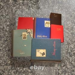 Collection d'Albums de Timbres du Monde Vintage avec Plus de 2000 Timbres 6 Albums Années 70