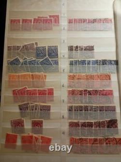 Collection d'Allemagne dans un album, principalement Weimar WWII + États/Occupé/Etc, + Plus