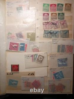 Collection d'Allemagne dans un album, principalement Weimar WWII + États/Occupé/Etc, + Plus