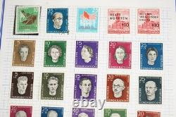 Collection d’Allemagne de plus de 2 450 timbres neufs et oblitérés, conservés dans un album Mystic Voyager