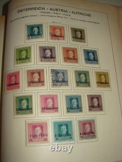 Collection d’Autriche dans un album Schaubek, valeur au catalogue de plus de 7 000 $, avec plus de 1 800 exemplaires neufs et non utilisés