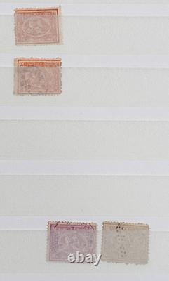 Collection d’Égypte 1866 1906 avec de nombreux doublons de l’émission dans un album