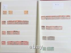 Collection d’Égypte 1866 1906 avec de nombreux doublons de l’émission dans un album