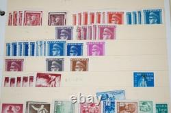 Collection d'Europe de l'Est de plus de 3300 timbres neufs et oblitérés, conservés dans un album