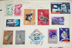 Collection d'Europe de plus de 3900 timbres neufs et usagés rangés dans un album sur des pages