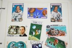 Collection d'Europe de plus de 3900 timbres neufs et usagés rangés dans un album sur des pages