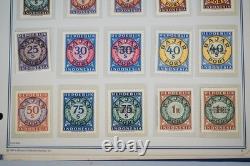 Collection d'Indonésie de 140 timbres et 4 feuillets dans un album spécialisé et pages d'album