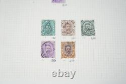 Collection d'Italie de plus de 1400 timbres neufs et utilisés dans un album sur pages quadrillées