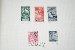 Collection d'Italie de plus de 1400 timbres neufs et utilisés dans un album sur pages quadrillées