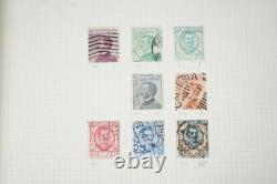 Collection d'Italie de plus de 1400 timbres neufs et utilisés dans un album sur pages quadrillées