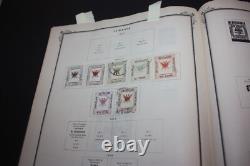 Collection d'album de timbres Scott Brown International 1901-1920 d'environ 2 700 timbres