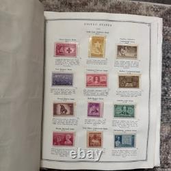 Collection d’album de timbres des États-Unis Scott’s Minuteman vintage des années 1870 aux années 1970