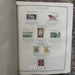 Collection d’album de timbres des États-Unis Scott’s Minuteman vintage des années 1870 aux années 1970