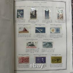 Collection d’album de timbres des États-Unis Scott’s Minuteman vintage des années 1870 aux années 1970