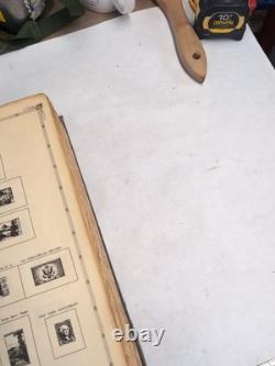 Collection d’album de timbres vintage Regent World, certains timbres rares de collection