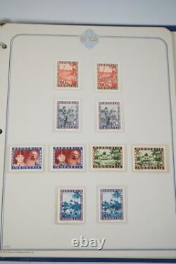Collection d'albums Indonésie 2 de plus de 275 timbres simples et 50 blocs de 4 tous MNH