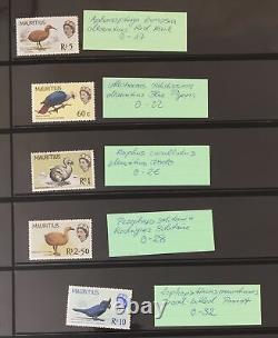 Collection d'albums Lindner MNH Birds World (env. 350+ articles) GM2584