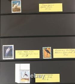 Collection d'albums Lindner MNH Birds World (env. 350+ articles) GM2584