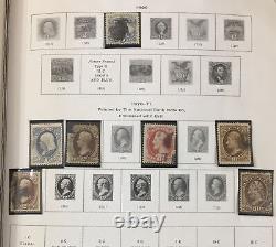 Collection d'albums Scott des États-Unis de 1857 à 1990, MNH MH Utilisé (environ 1000+) 2.2kg (GM1910)