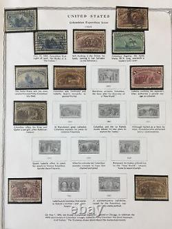 Collection d'albums Scott des États-Unis de 1857 à 1990, MNH MH Utilisé (environ 1000+) 2.2kg (GM1910)